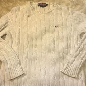 Vineyard vines classic cable knit sweater🐳